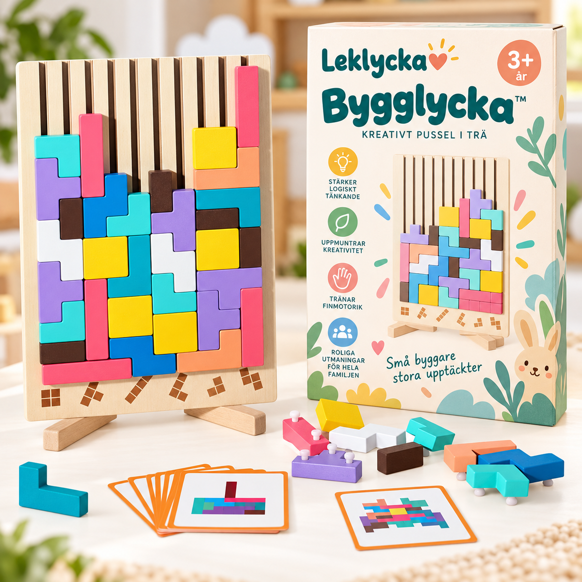Bygglycka - Pedagogiskt stapelpussel